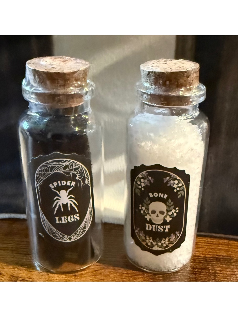 Target Bullseye Spider Legs and Bone Dust Halloween Potion Bottle